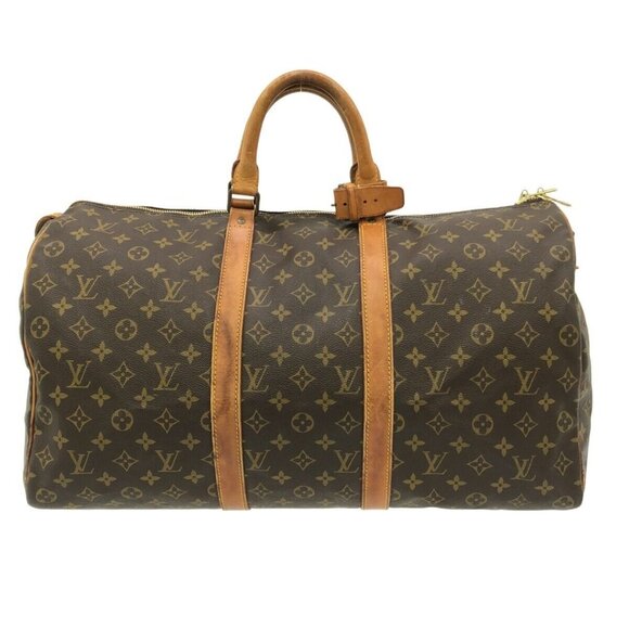 Auth LOUIS VUITTON Keepall 50 M41426 Monogram SD Boston Bag Monogram Canvas - Picture 1 of 13